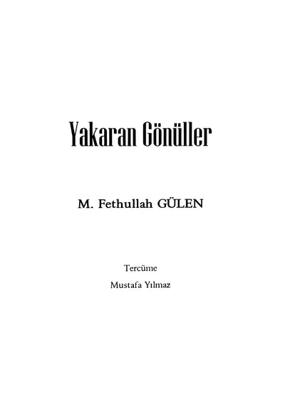 Yakaran Gönüller | Fethullah Gülen